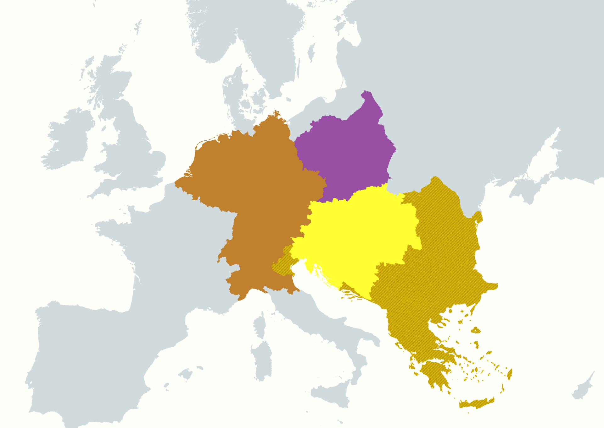 Svatá říše římská, Polsko, Uhry a Římská říše v roce 1003 